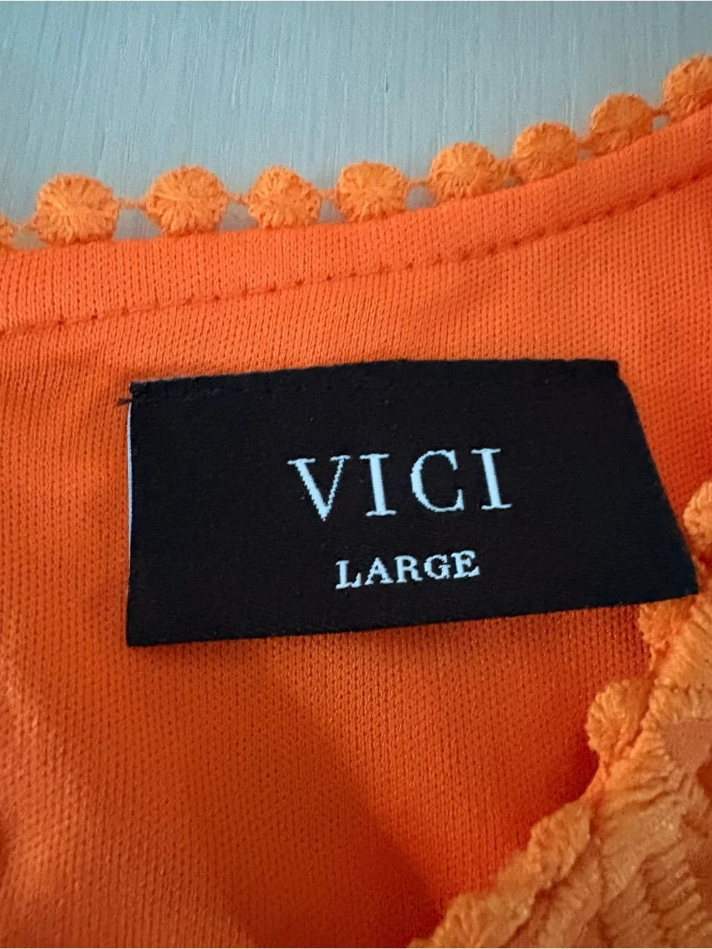 New VICI As You Are two-piece floral embroidered eyelet / pom-pom skirt set - Picture 6 of 8